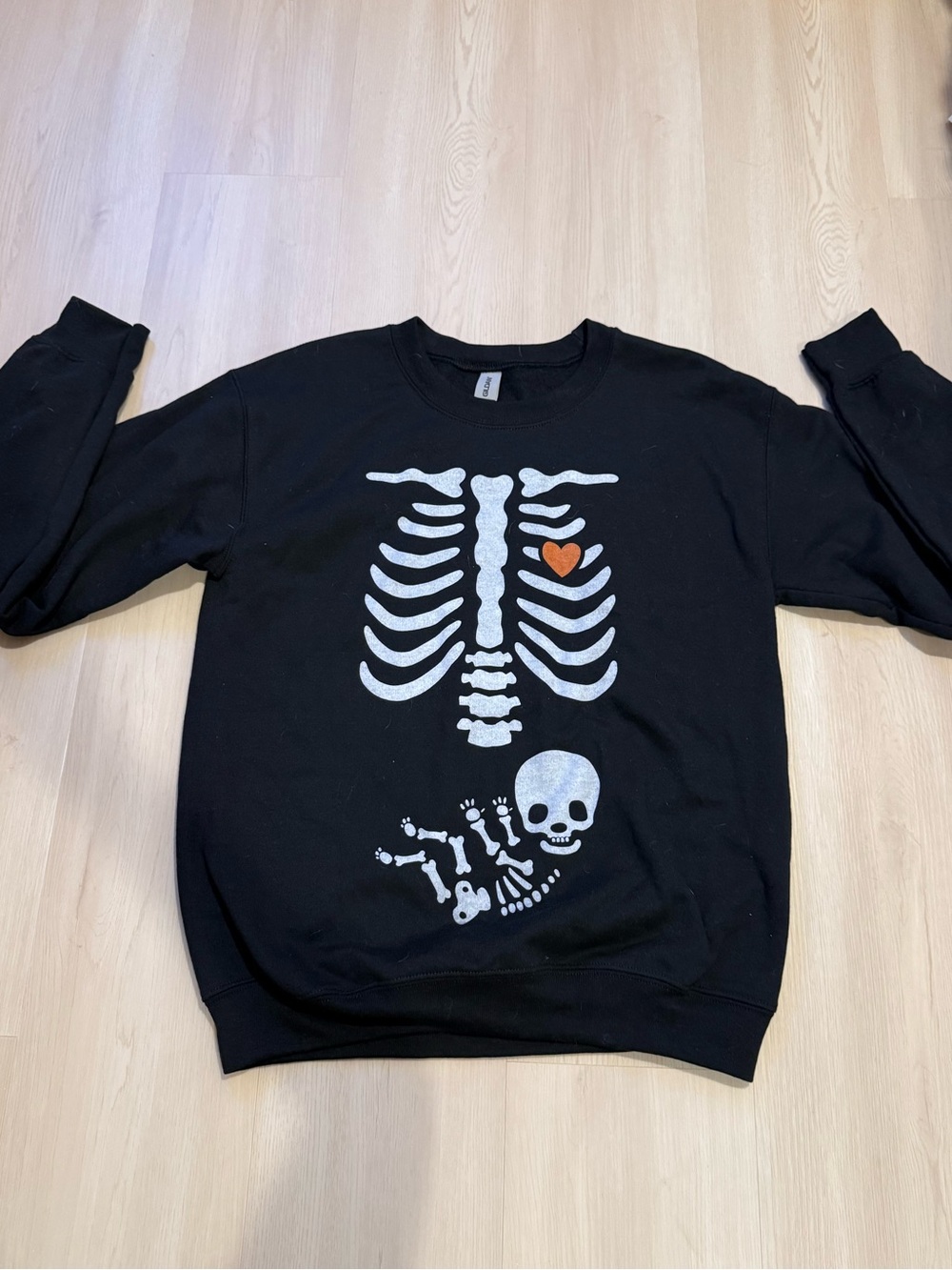 Halloween Skeleton Baby Crewneck